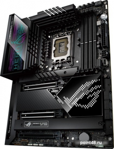 Материнская плата Asus ROG MAXIMUS Z690 HERO Soc-1700 Intel Z690 4xDDR5 ATX AC`97 8ch(7.1) 2x2.5Gg RAID+HDMI фото 3