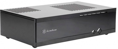 Корпус Silverstone SST-ML05B Milo Slim HTPC Silent Mini-ITX Computer Case, black {4} фото 2