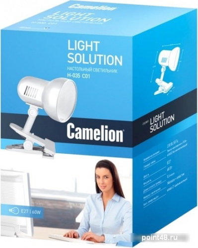 Купить Настольная лампа Camelion H-035 C01 7198 (белый) в Липецке фото 2
