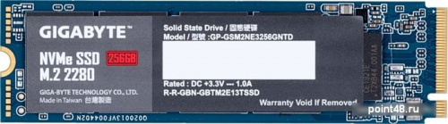 M.2 2280 256GB Gigabyte Client SSD GP-GSM2NE3256GNTD PCIe Gen3x4 with NVMe, 1700/1100, IOPS 180/250K