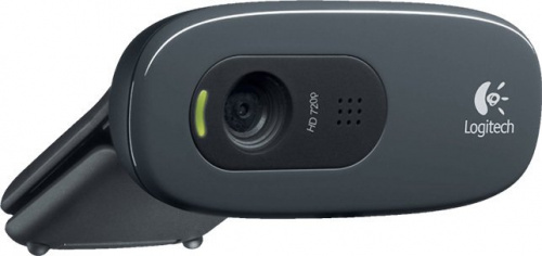 Купить Веб-камера Logitech HD Webcam C270, 1,3МП, 1280x720, кабель 1.5 метра, USB, черный в Липецке фото 2