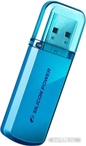 Купить Флеш Диск Silicon Power 64Gb Helios 101 SP064GBUF2101V1B USB2.0 синий в Липецке фото 2