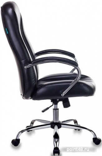 Кресло руководителя Бюрократ T-898SL/BLACK черный искусственная кожа крестовина хром фото 3