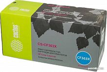 Купить Картридж лазерный Cactus CS-CF363X magenta ((9500стр.) для HP CLJ M552dn/M553dn) (CS-CF363X) в Липецке