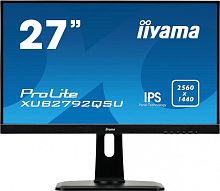 Купить Монитор Iiyama 27  XUB2792QSU-B1 черный IPS LED 5ms 16:9 DVI HDMI M/M матовая HAS Pivot 350cd 178гр/178гр 2560x1440 DisplayPort QHD USB 6.1кг в Липецке