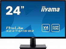 Купить Монитор Iiyama 23.6 X2474HS-B2 черный VA LED 4ms 16:9 HDMI M/M матовая 3000:1 250cd 178гр/178гр 1920x1080 D-Sub DisplayPort FHD 3.7кг в Липецке
