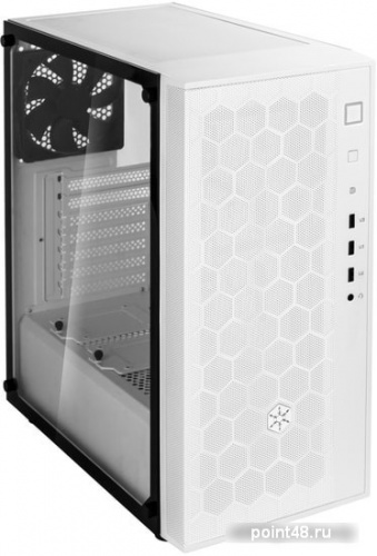 Корпус Silverstone SST-FAR1W FARA R1 Tower ATX Computer Case, mesh front panel, white (229859) фото 2