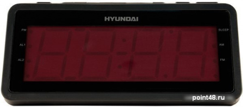 Купить Радиобудильник Hyundai H-RCL140 черный LED подсв:красная часы:цифровые AM/FM в Липецке фото 2
