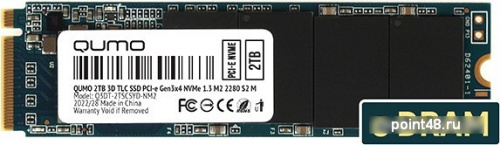 SSD QUMO Novation M2 NVMe 2TB Q3DT-2TSCSYD-NM2