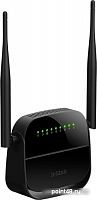 Купить Роутер беспроводной D-Link DSL-2750U (DSL-2750U/R1A) ADSL черный в Липецке