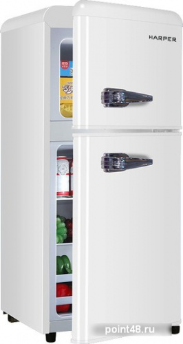 Холодильник Harper HRF-T140M (оранжевый) в Липецке фото 2