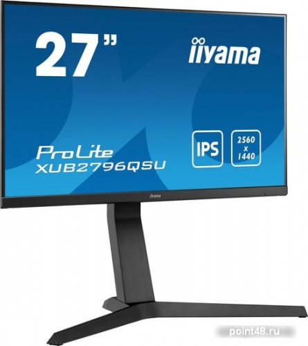 Купить Монитор Iiyama 27  XUB2796QSU-B1 черный IPS LED 1ms 16:9 HDMI M/M матовая HAS 250cd 178гр/178гр 2560x1440 DisplayPort Ultra HD 2K (1440p) USB 5.4кг в Липецке фото 3