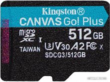 Купить Флеш карта microSDXC 512Gb Class10 Kingston SDCG3/512GBSP Canvas Go! Plus w/o adapter в Липецке