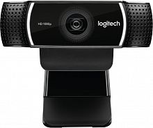 Купить Камера Web Logitech Pro Stream C922 черный USB2.0 с микрофоном в Липецке