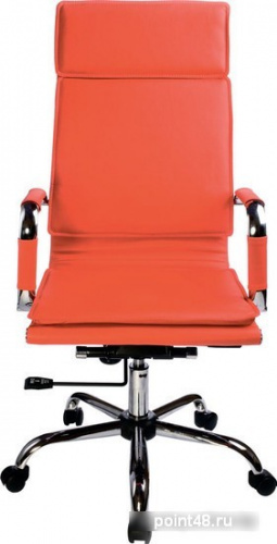 Кресло руководителя БЮРОКРАТ CH-993/red, на колесиках, кожзам, красный фото 2