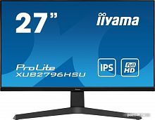 Купить Монитор Iiyama 27  ProLite XUB2796HSU-B1 черный IPS LED 1ms 16:9 HDMI M/M матовая HAS 250cd 178гр/178гр 1920x1080 DisplayPort FHD USB 5.4кг в Липецке