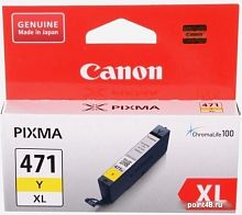 Купить Картридж струйный Canon CLI-471XLY 0349C001 желтый для Canon Pixma MG5740/MG6840/MG7740 в Липецке