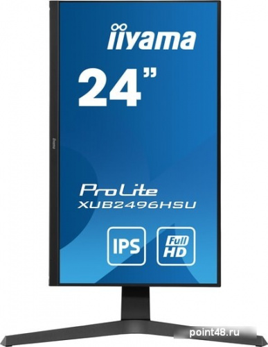 Купить Монитор Iiyama 23.8  ProLite XUB2496HSU-B1 черный IPS LED 1ms 16:9 HDMI M/M матовая HAS 250cd 178гр/178гр 1920x1080 DisplayPort FHD USB 4.7кг в Липецке фото 2
