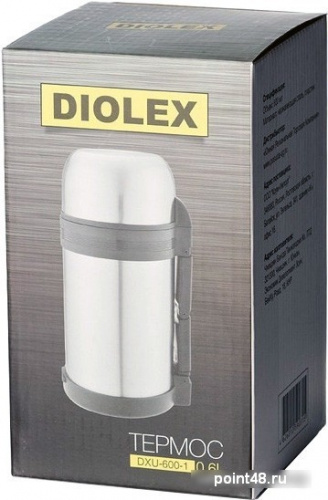Купить Термос для еды Diolex DXU-600-1 0.6л (серебристый) в Липецке фото 3