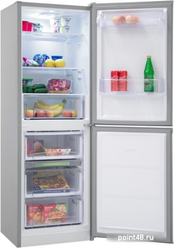 Холодильник Nordfrost NRB 151 332 серебристый металлик (двухкамерный) в Липецке фото 2