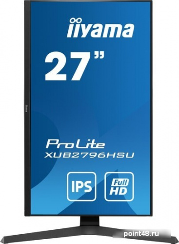 Купить Монитор Iiyama 27  ProLite XUB2796HSU-B1 черный IPS LED 1ms 16:9 HDMI M/M матовая HAS 250cd 178гр/178гр 1920x1080 DisplayPort FHD USB 5.4кг в Липецке фото 2