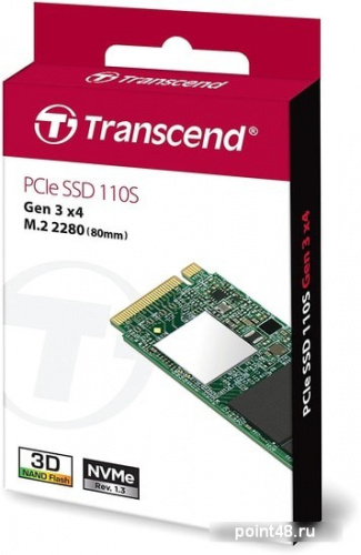Накопитель SSD Transcend PCI-E x4 512Gb TS512GMTE110S M.2 2280 фото 2