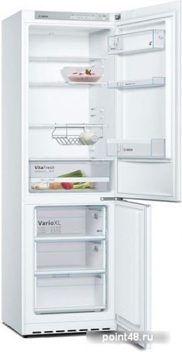 Холодильник Bosch KGV36XW21R белый (двухкамерный) в Липецке фото 2