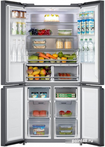Четырёхдверный холодильник Midea MDRF644FGF02B в Липецке фото 2