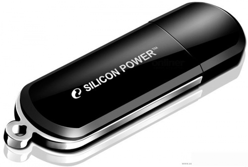 Купить Флеш Диск Silicon Power 16Gb LuxMini 322 SP016GBUF2322V1K USB2.0 черный в Липецке фото 2