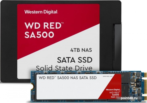 Накопитель SSD WD Original SATA III 2Tb WDS200T1R0A Red SA500 2.5 фото 3