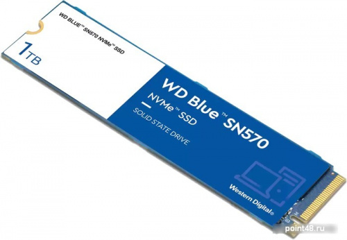 Накопитель SSD WD Original PCI-E x4 1Tb WDS100T3B0C Blue SN570 M.2 2280 фото 3