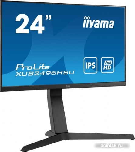 Купить Монитор Iiyama 23.8  ProLite XUB2496HSU-B1 черный IPS LED 1ms 16:9 HDMI M/M матовая HAS 250cd 178гр/178гр 1920x1080 DisplayPort FHD USB 4.7кг в Липецке фото 3