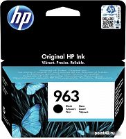 Купить Картридж струйный HP 963 3JA26AE черный (1000стр.) для HP OfficeJet Pro 901x/902x/HP в Липецке