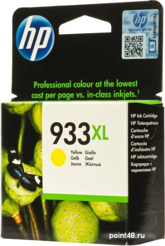 Купить Картридж ориг. HP CN056AE (№933XL) желтый для OfficeJet 6100/6600/6700 (825стр) в Липецке фото 2