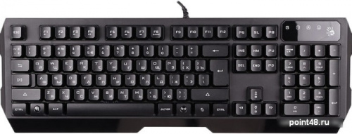 Купить Клавиатура A4 Bloody Q135 Neon черный USB Multimedia for gamer LED в Липецке фото 3