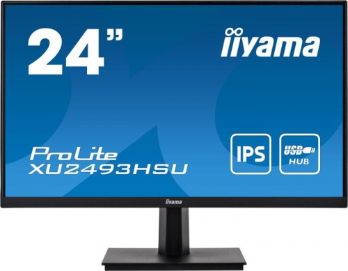 Купить Монитор Iiyama 23.8  ProLite XU2493HSU-B1 черный IPS LED 16:9 HDMI M/M матовая 250cd 178гр/178гр 1920x1080 D-Sub DisplayPort FHD USB 3.3кг в Липецке