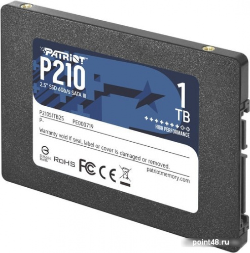 Накопитель SSD Patriot SATA III 1Tb P210S1TB25 P210 2.5 фото 2