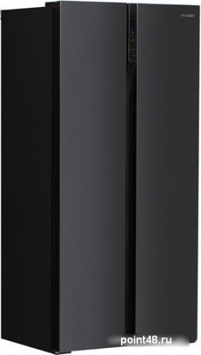 Холодильник side by side Hyundai CS4505F (черный) в Липецке