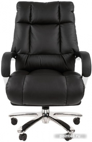 Кресло руководителя Chairman 405 CH, экокожа премиум черная, механизм качания, до 250кг фото 2