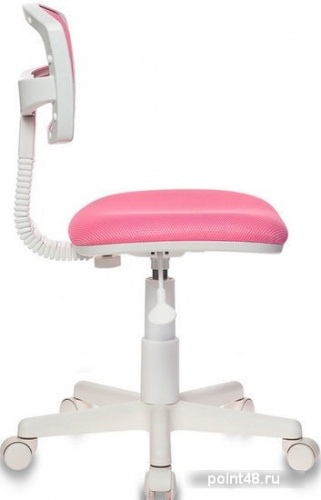 Кресло детское Бюрократ CH-W299/PK/TW-13A спинка сетка розовый TW-06A TW-13A (пластик белый) фото 3