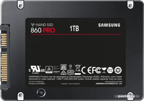 Накопитель SSD Samsung SATA III 1Tb MZ-76P1T0BW 860 Pro 2.5 фото 2
