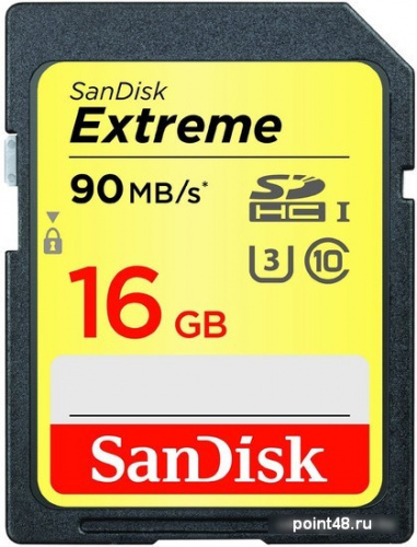 Купить Флеш карта SDHC 16Gb Class10 Sandisk SDSDXNE-016G-GNCIN Extreme в Липецке