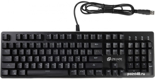 Купить Клавиатура Oklick 990G механическая черный USB Multimedia for gamer LED в Липецке фото 2