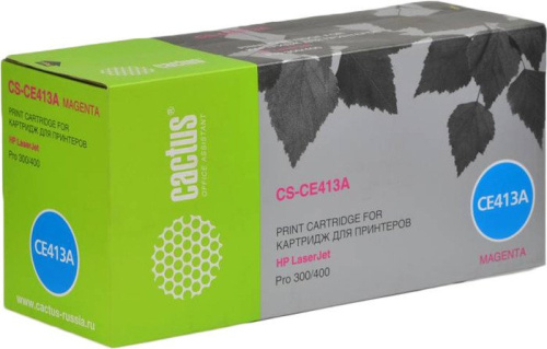 Купить Картридж лазерный Cactus CS-CE413A magenta ((2600стр.) для HP CLJ Pro 300/400/M351) (CS-CE413A) в Липецке