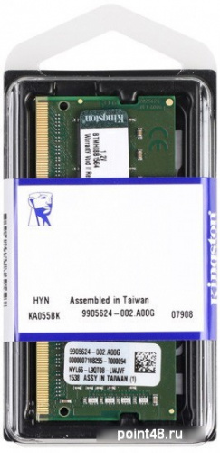 Память DDR4 4Gb 2400MHz Kingston KVR24S17S6/4 RTL PC4-19200 CL17 SO-DIMM 260-pin 1.2В single rank фото 3