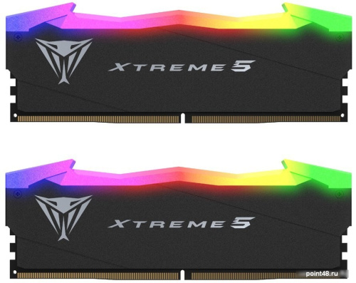 Оперативная память Patriot Viper Xtreme 5 RGB 2x24ГБ DDR5 8000МГц PVXR548G80C38K