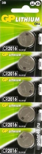 Купить Батарея GP Lithium CR2016 (5шт) в Липецке