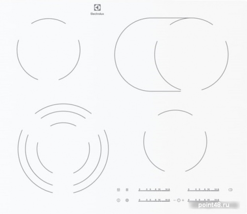 Варочная панель Electrolux CKE6450WC в Липецке