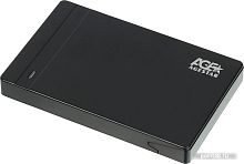 Внешний корпус для HDD/SSD AgeStar 3UB2P3 SATA III пластик черный 2.5