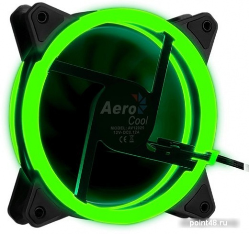 Вентилятор Aerocool Rev RGB 120x120mm 3-pin 15dB 153gr LED Ret фото 2